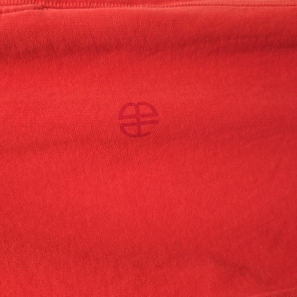 Anine Bing Sport Tyler Jogger Sweatpants Red Size M Oversized Organic Cotton - Picture 6 of 13